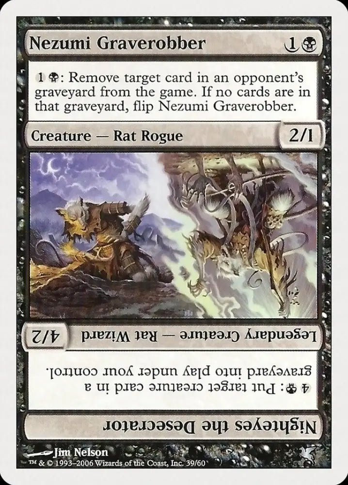 Nezumi Graverobber // Nighteyes the Desecrator (39) [Hachette UK] - MTG Single