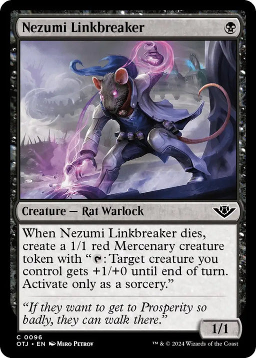 Nezumi Linkbreaker [Outlaws of Thunder Junction] - MTG Single