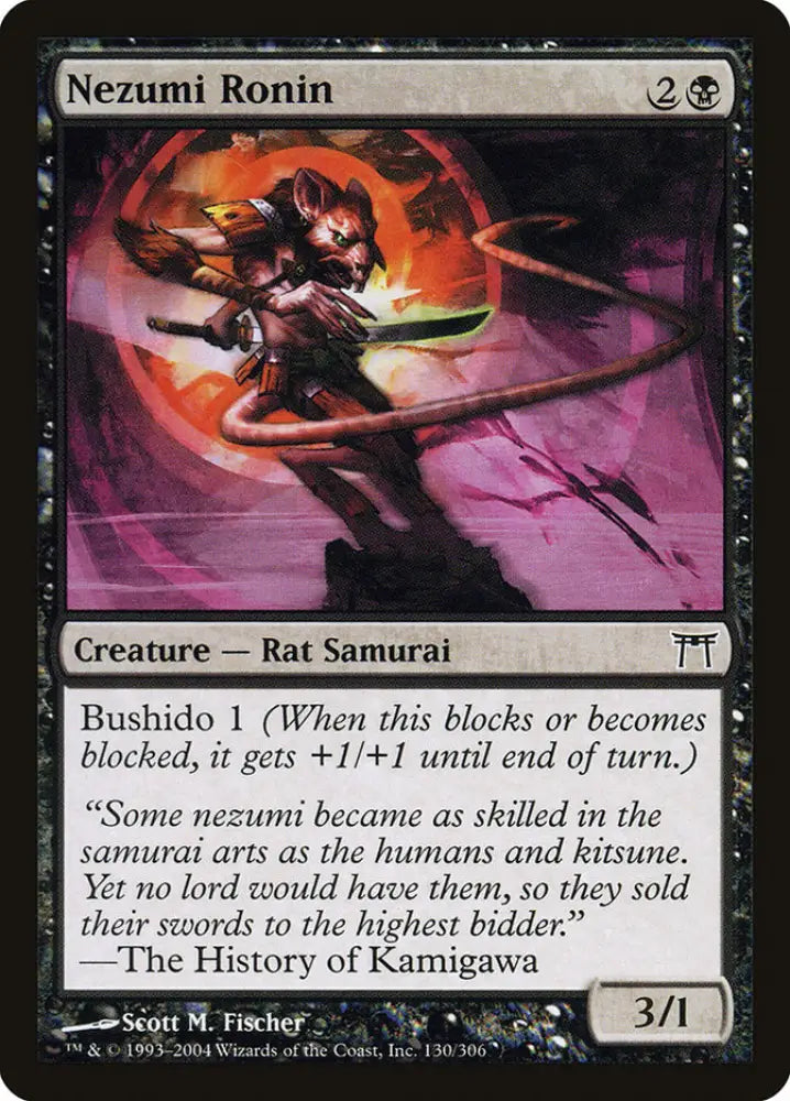 Nezumi Ronin [Champions of Kamigawa] - MTG Single