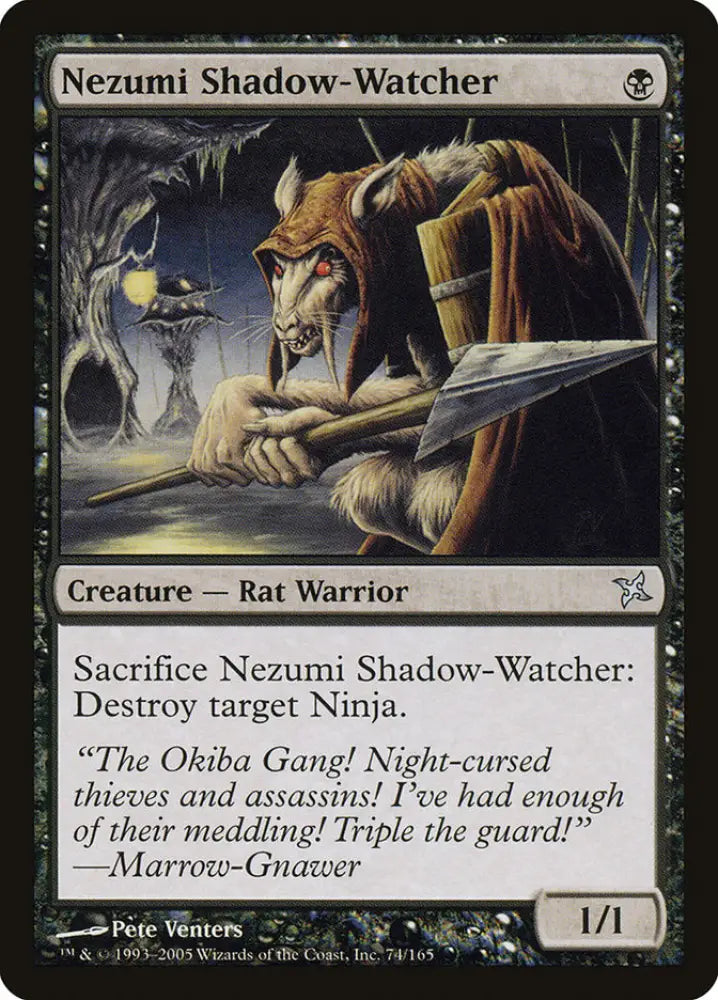 Nezumi Shadow-Watcher [Betrayers of Kamigawa] - MTG Single