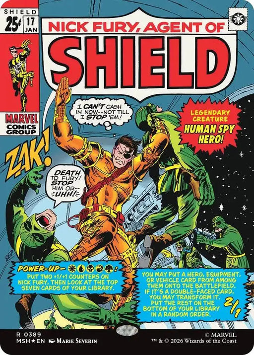 Nick Fury, Agent of SHIELD (Borderless) (0389) [Marvel Super Heroes]