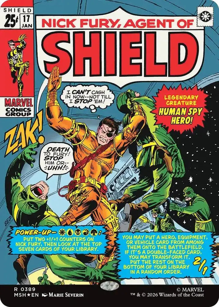 Nick Fury, Agent of SHIELD (Borderless) (0389) [Marvel Super Heroes]