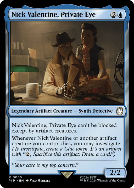 Nick Valentine Private Eye [Fallout] - MTG Single