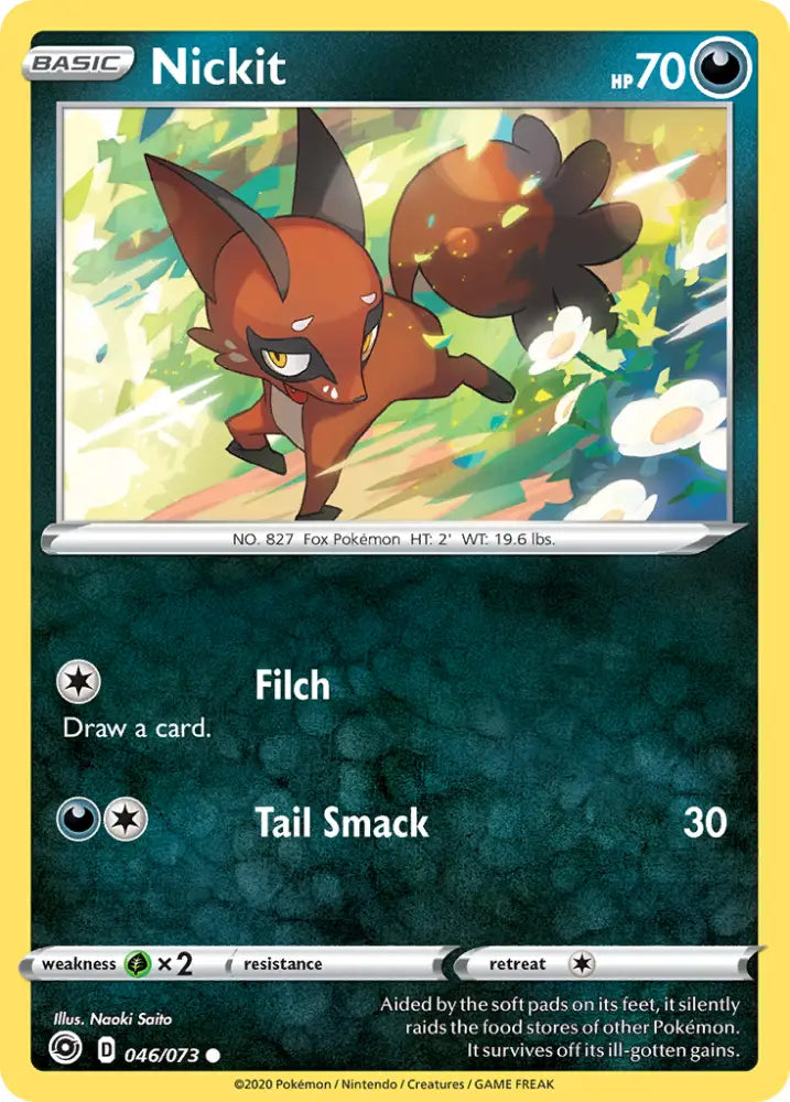 Nickit (046/073) [Sword & Shield: Champion’s Path] - Pokemon Single