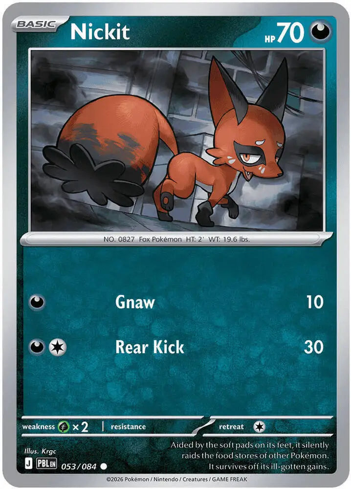 Nickit (053/084) [ME05: Pitch Black]