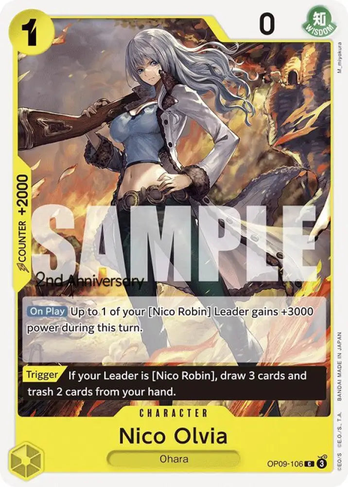Nico Olvia (OP09-106) [Emperors in the New World: 2nd Anniversary Tournament Cards]