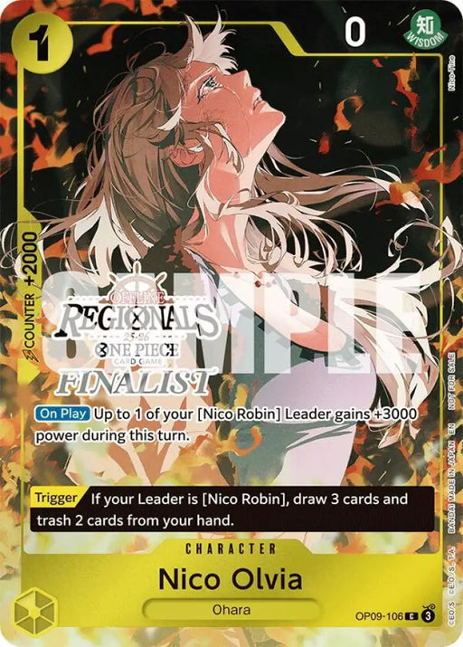 Nico Olvia (Regional Finalist Card Set 2025 Vol.1) (OP09-106) [One Piece Promotion Cards]