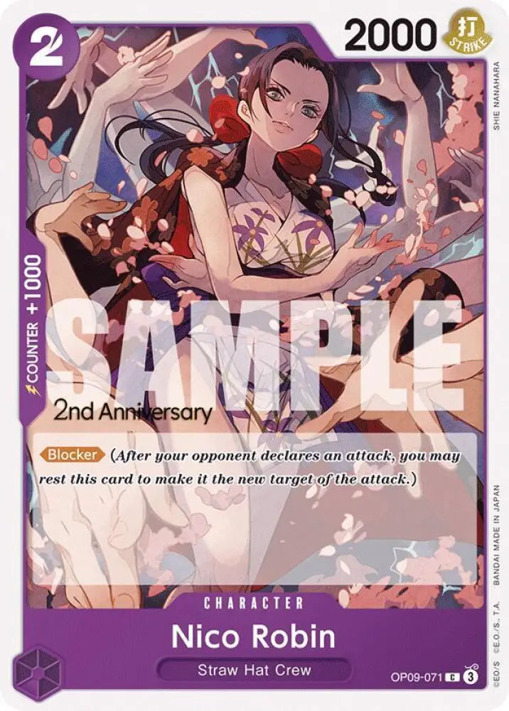 Nico Robin (071) (OP09-071) [Emperors in the New World: 2nd Anniversary Tournament Cards]