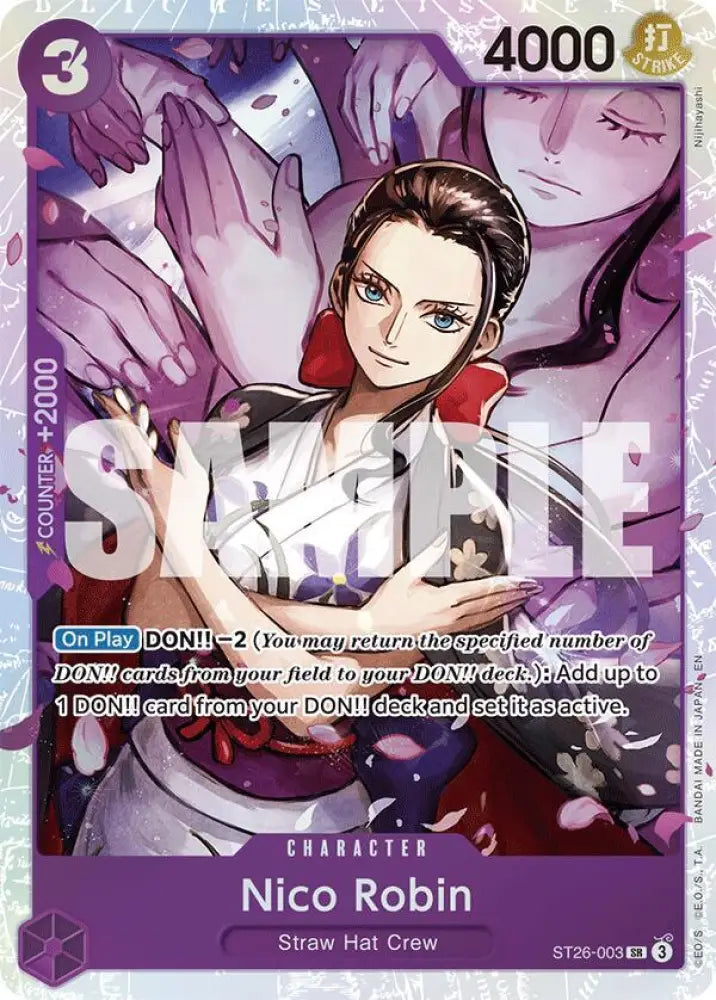Nico Robin (ST26-003) [Starter Deck 26: PURPLE/BLACK Monkey.D.Luffy]