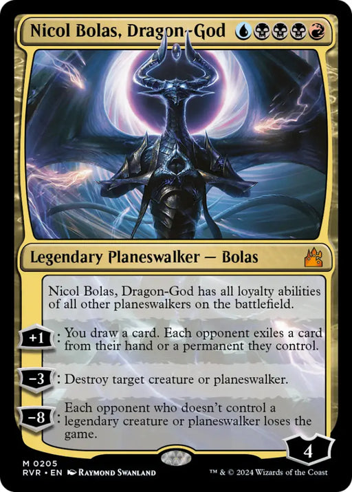 Nicol Bolas Dragon-God [Ravnica Remastered] - MTG Single