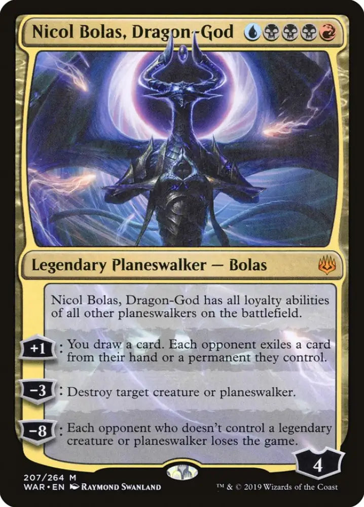 Nicol Bolas Dragon-God [War of the Spark] - MTG Single