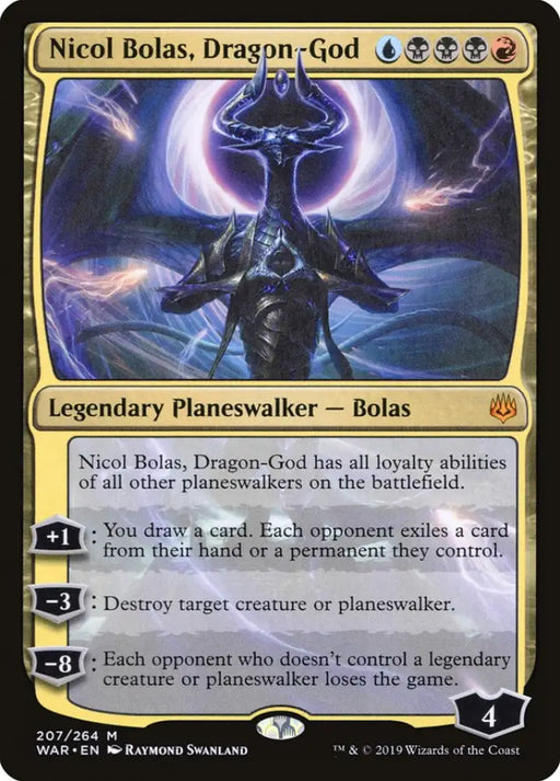 Nicol Bolas Dragon-God [War of the Spark] - MTG Single