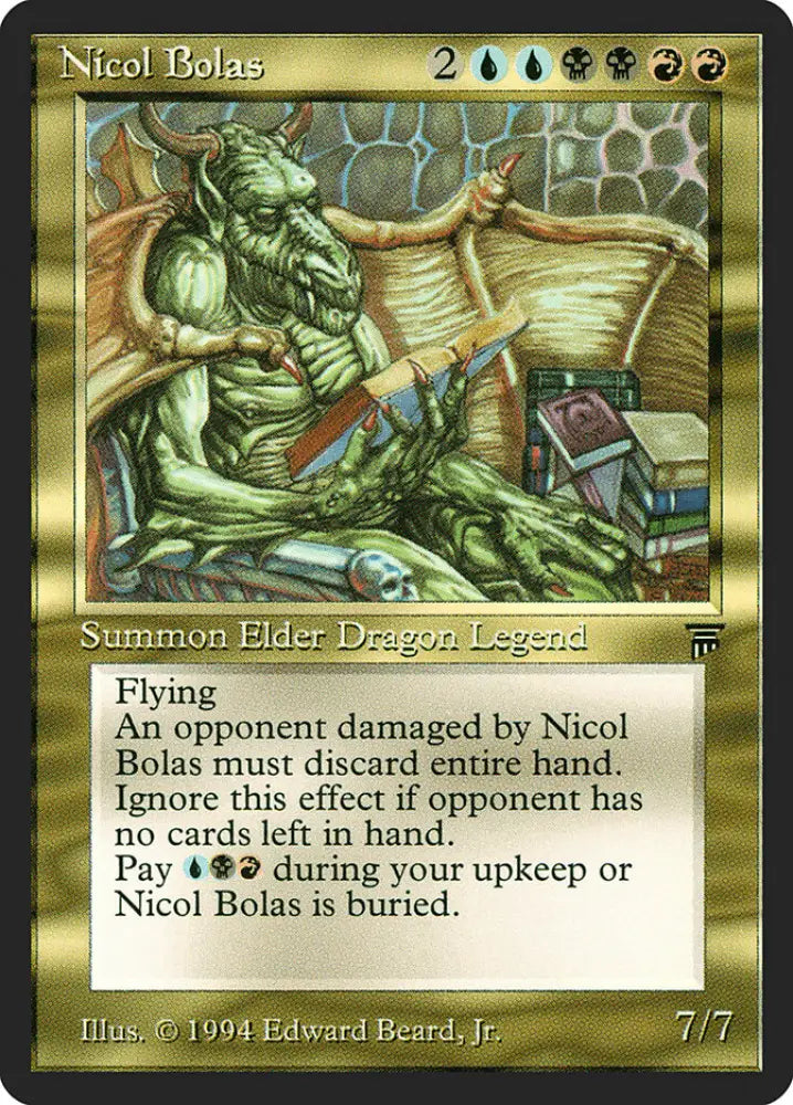 Nicol Bolas [Legends] - MTG Single