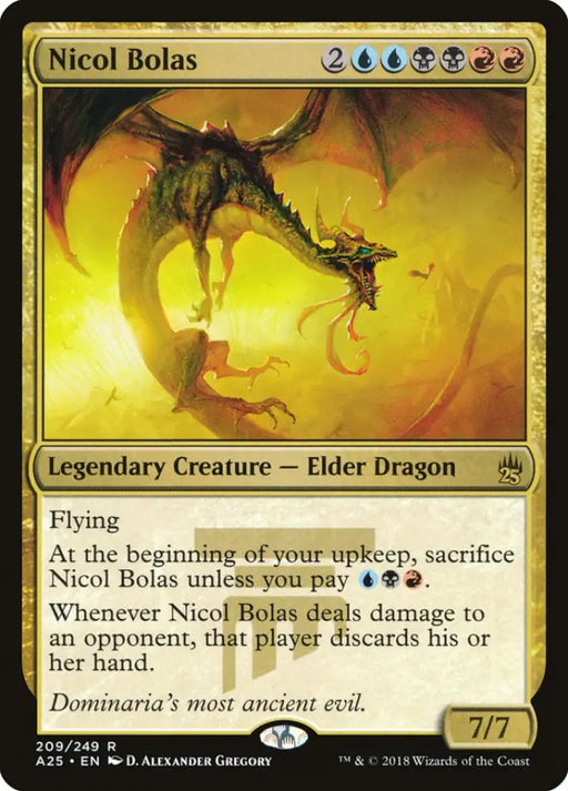 Nicol Bolas [Masters 25] - MTG Single