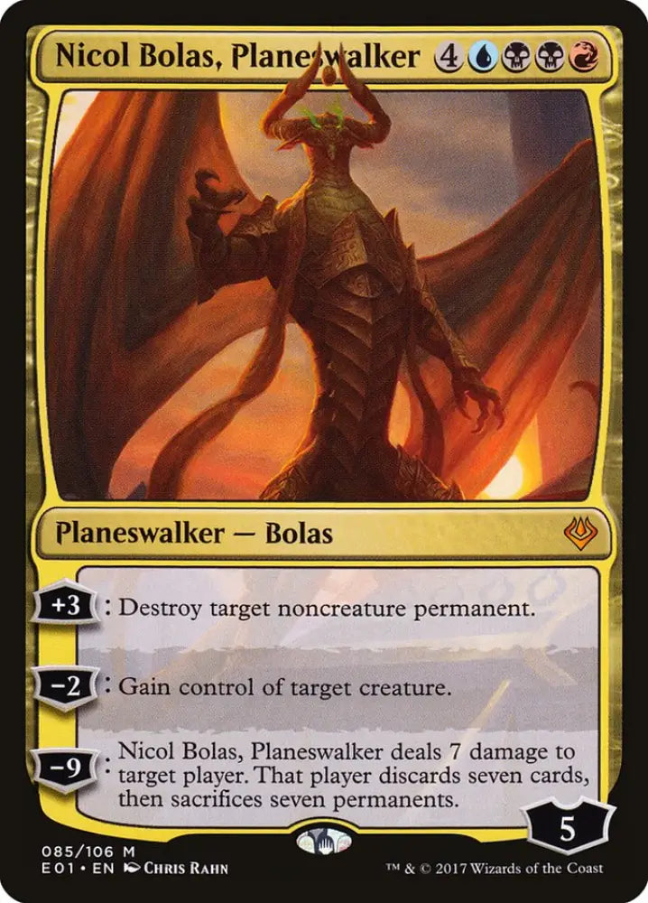 Nicol Bolas Planeswalker [Archenemy: Nicol Bolas] - MTG Single