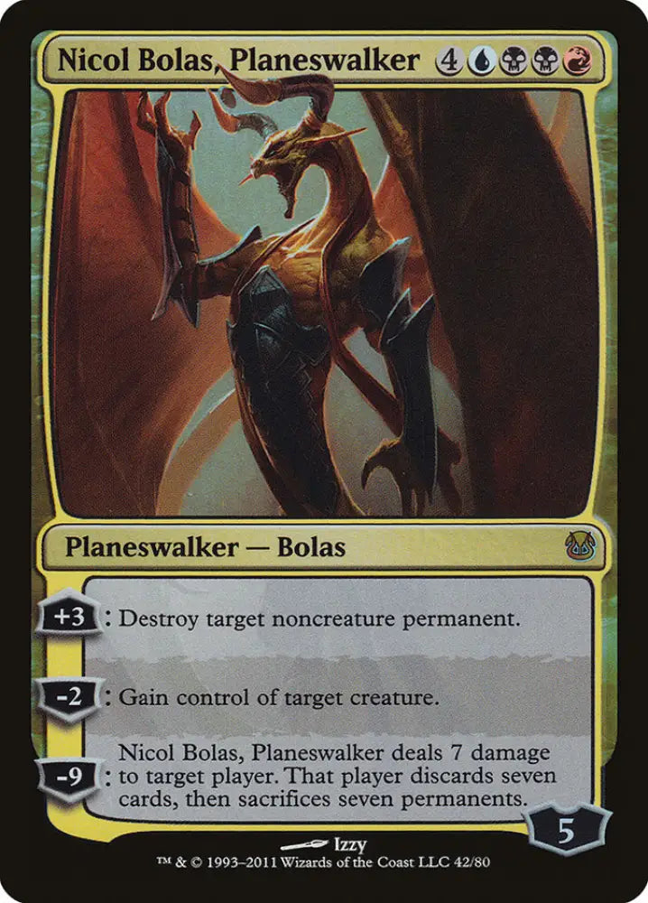 Nicol Bolas Planeswalker [Duel Decks: Ajani vs. Nicol Bolas] - MTG Single