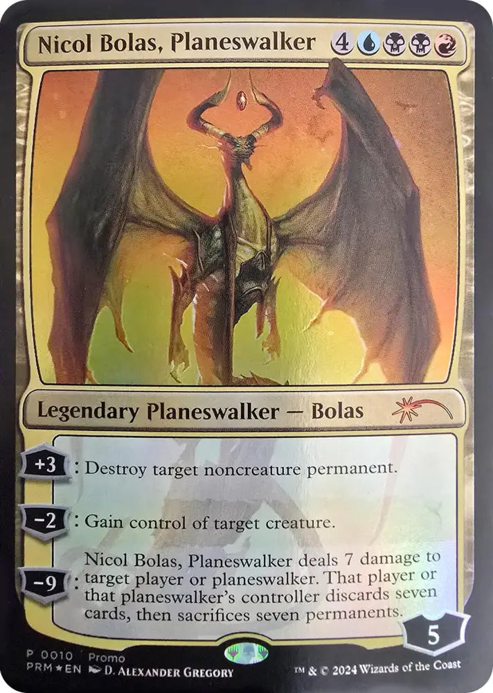 Nicol Bolas Planeswalker [Media Promos] - MTG Single