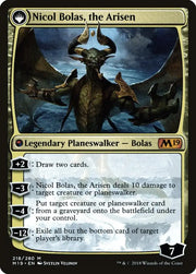 Nicol Bolas, the Ravager (218) [Prerelease Cards] Reverse