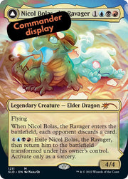 Nicol Bolas the Ravager // Nicol Bolas the Arisen (Display Commander) (Borderless) [Secret Lair: From Cute to Brute]