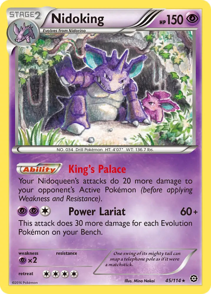 Nidoking (45/114) [XY: Steam Siege] - Pokemon Single