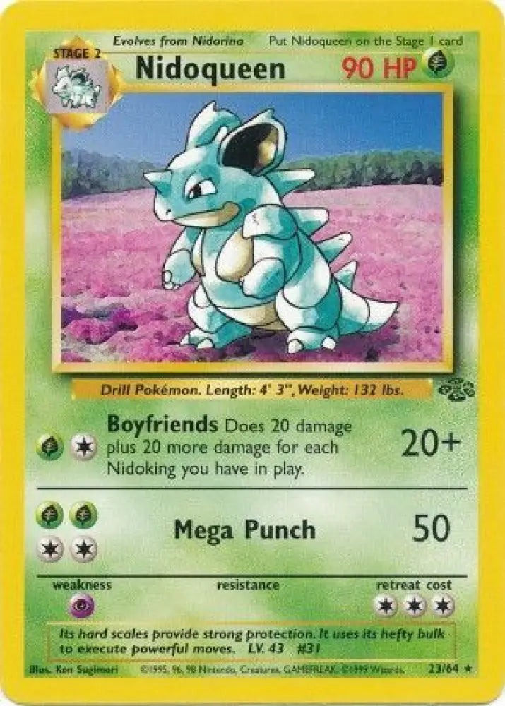 Nidoqueen (23/64) [Jungle Unlimited] - Pokemon Single