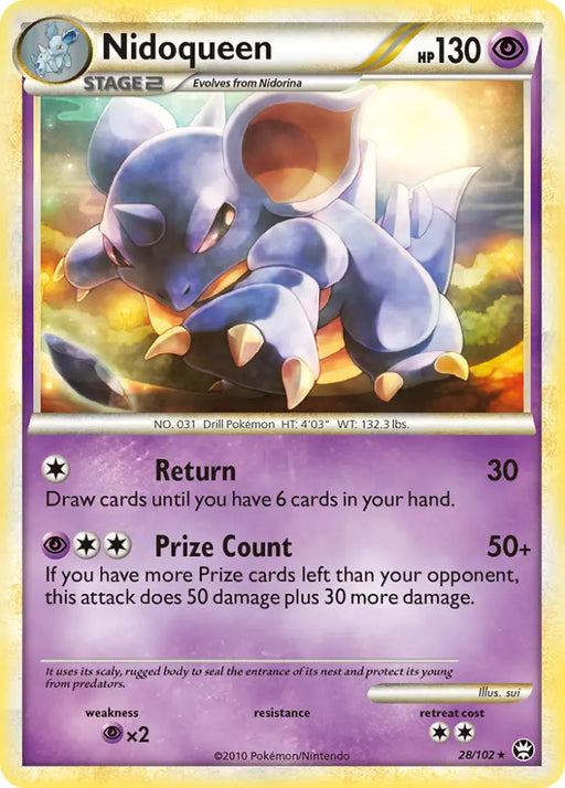Nidoqueen (28/102) [HeartGold & SoulSilver: Triumphant] - Pokemon Single