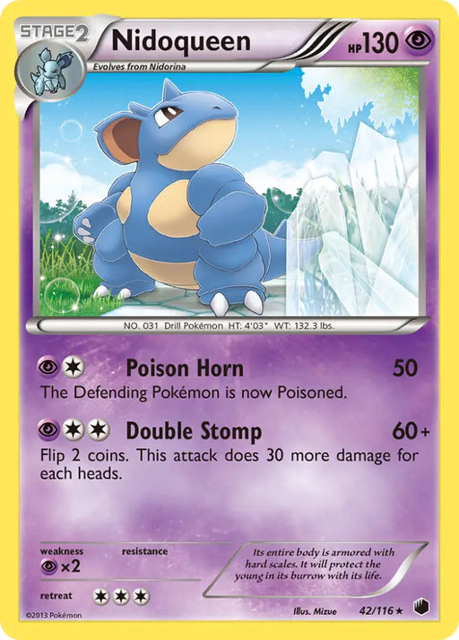 Nidoqueen (42/116) [Black & White: Plasma Freeze] - Pokemon Single