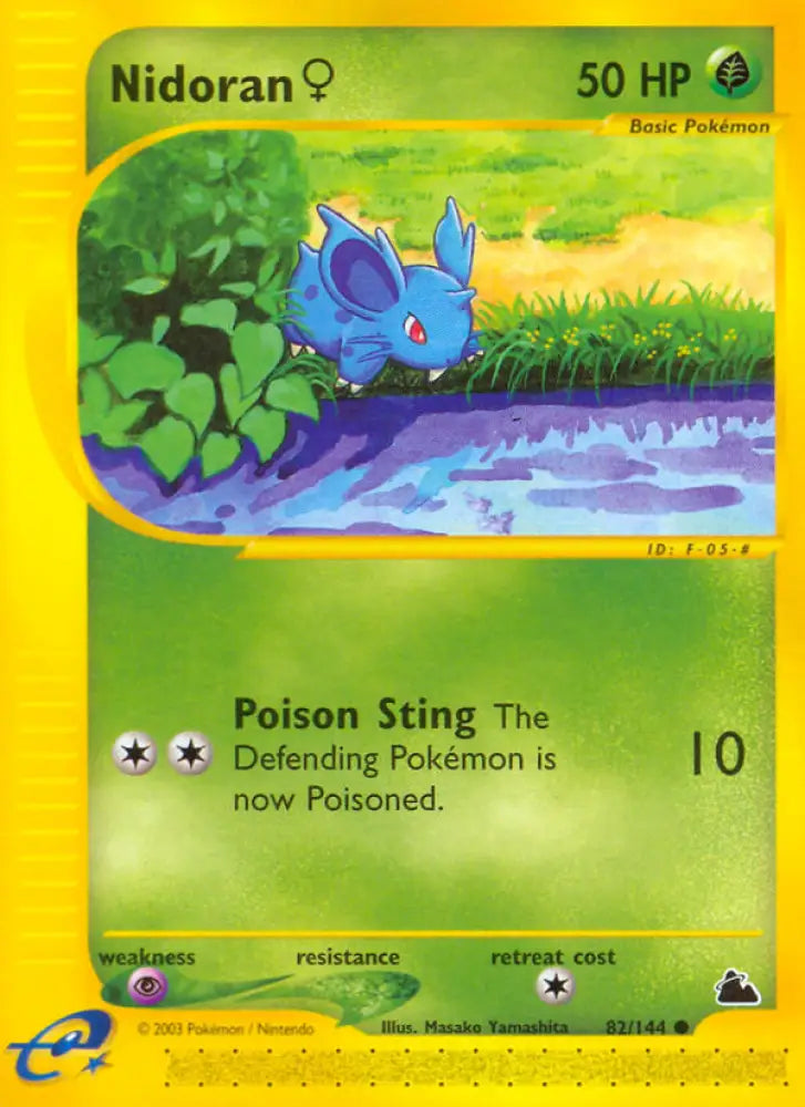 Nidoran (82/144) (Female) [Skyridge] - Pokemon Single