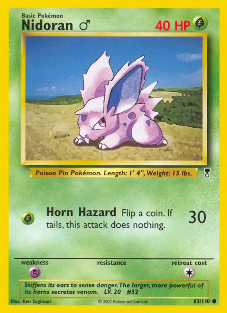 Nidoran (83/110) (Male) [Legendary Collection] - Pokemon Single