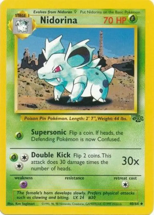 Nidorina (40/64) [Jungle Unlimited] - Pokemon Single