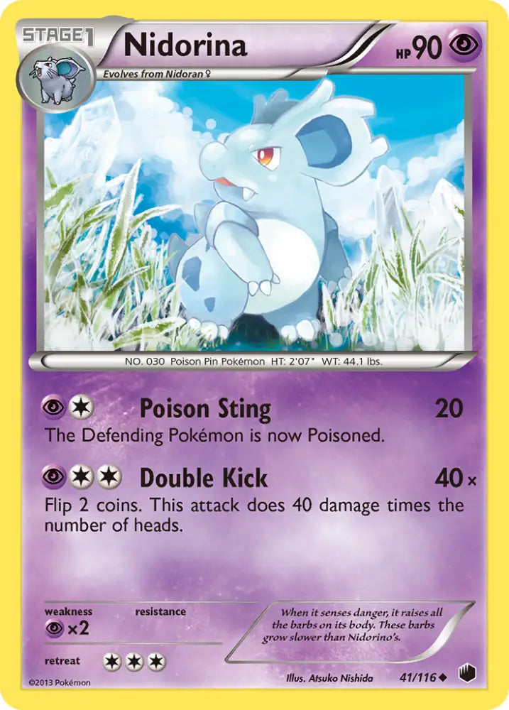Nidorina (41/116) [Black & White: Plasma Freeze] - Pokemon Single