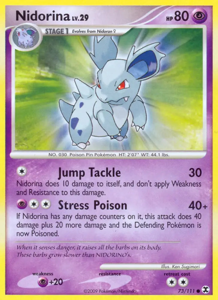 Nidorina (73/111) [Platinum: Rising Rivals] - Pokemon Single