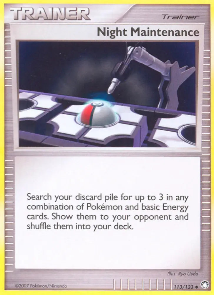 Night Maintenance (113/123) [Diamond & Pearl: Mysterious Treasures] - Pokemon Single