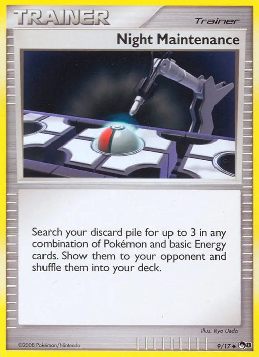 Night Maintenance (9/17) [POP Series 8] - Pokemon Single