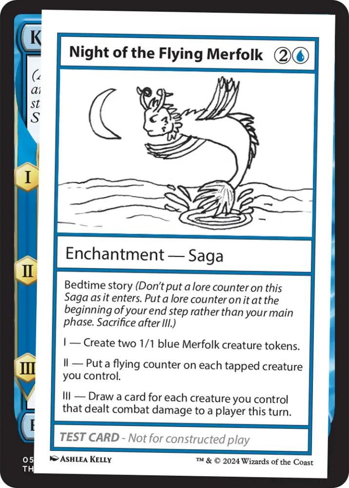 Night of the Flying Merfolk [Mystery Booster 2 Playtest Cards] - MTG Single