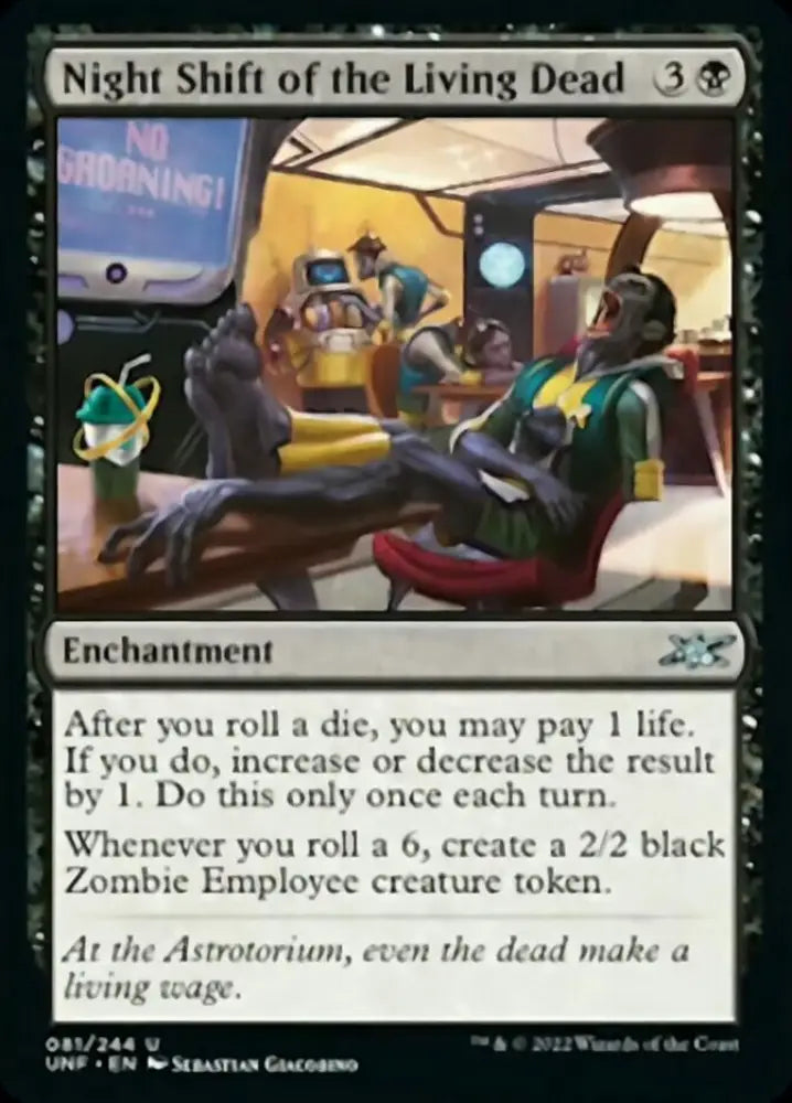 Night Shift of the Living Dead [Unfinity] - MTG Single