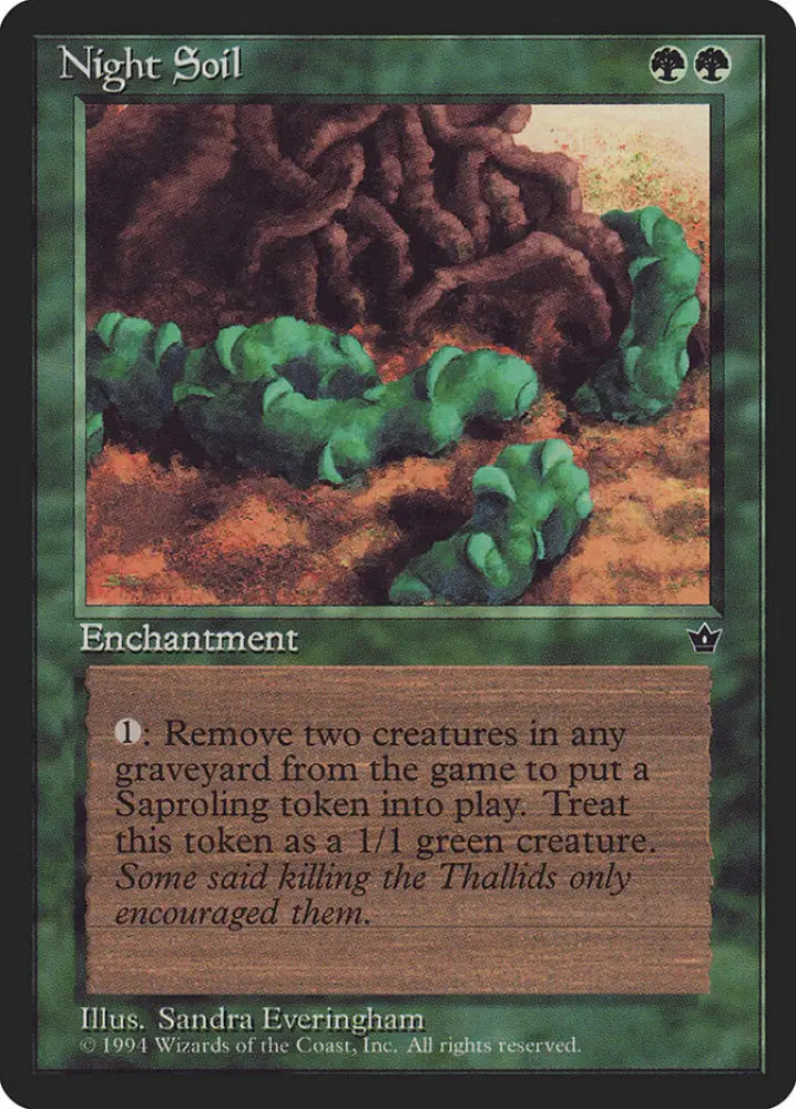 Night Soil (Sandra Everingham) [Fallen Empires] - MTG Single