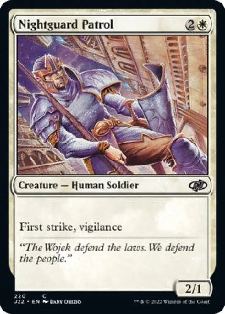Nightguard Patrol [Jumpstart 2022] - MTG Single