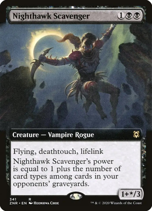 Nighthawk Scavenger (Extended Art) [Zendikar Rising] - MTG Single