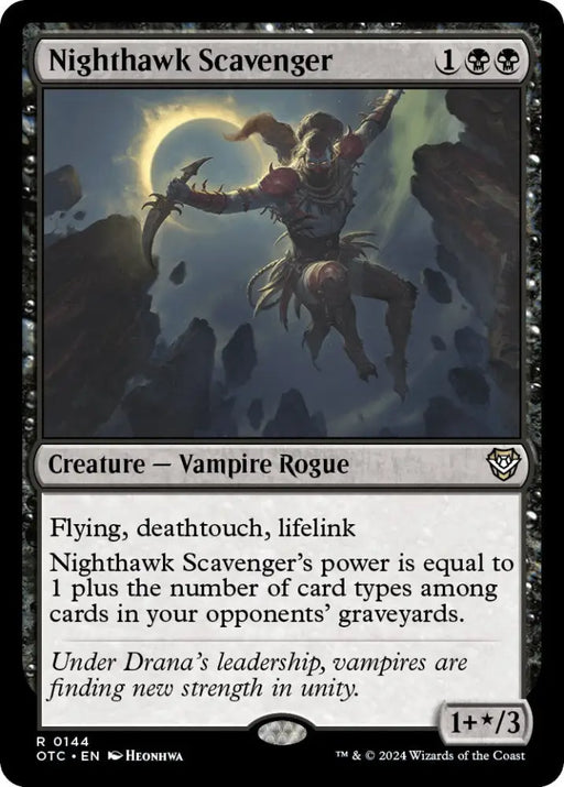Nighthawk Scavenger [Outlaws of Thunder Junction Commander] - MTG Single