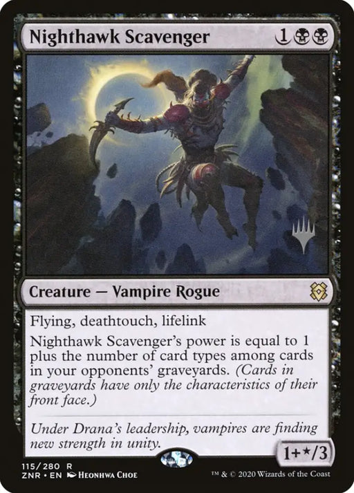 Nighthawk Scavenger (Promo Pack) [Zendikar Rising Promos] - MTG Single