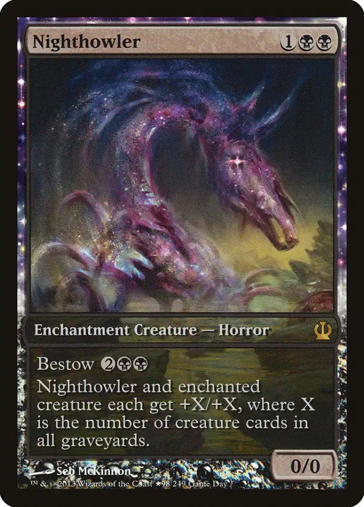 Nighthowler (Game Day) (Extended Art) [Theros Promos] - MTG Single