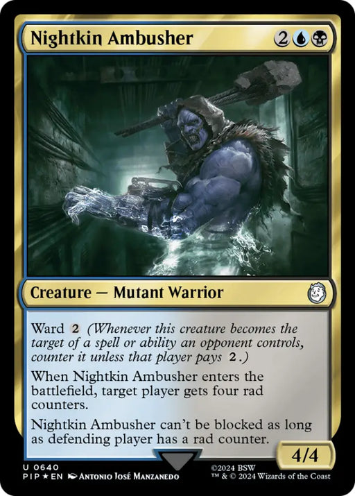 Nightkin Ambusher (Surge Foil) [Fallout] - MTG Single