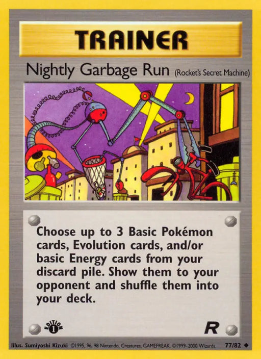 Nightly Garbage Run (77/82) [Team Rocket 1st Edition] - Pokemon Single
