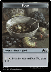 Nightmare // Food (0013) Double-Sided Token [Wilds of Eldraine Tokens] - MTG Single