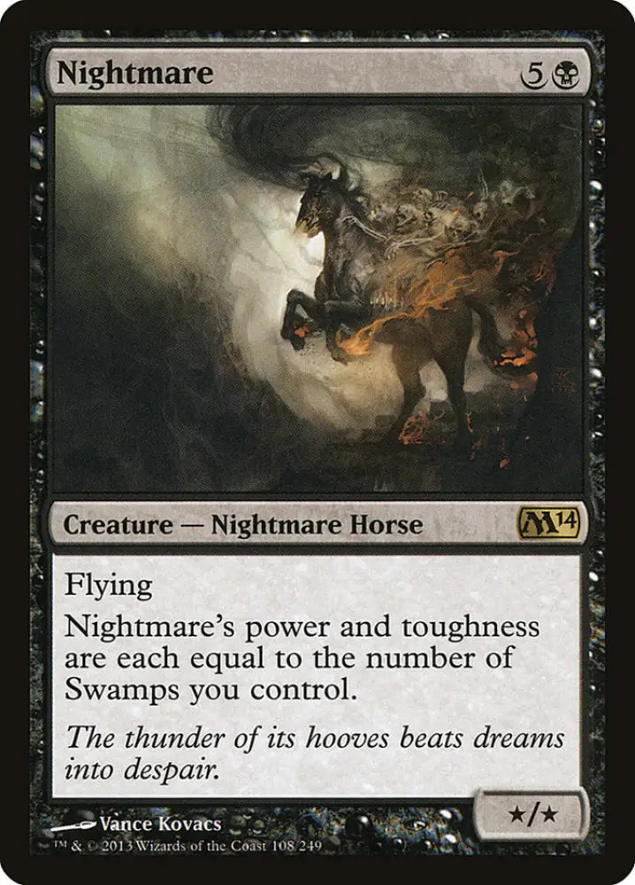 Nightmare [Magic 2014] - MTG Single