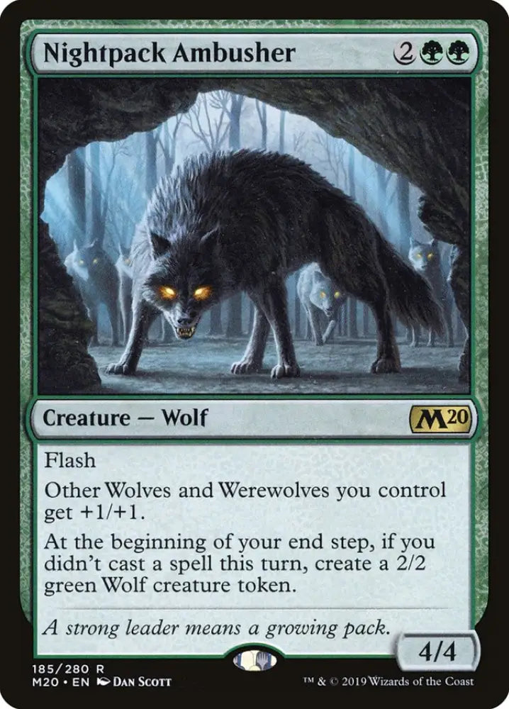 Nightpack Ambusher [Core Set 2020] - MTG Single