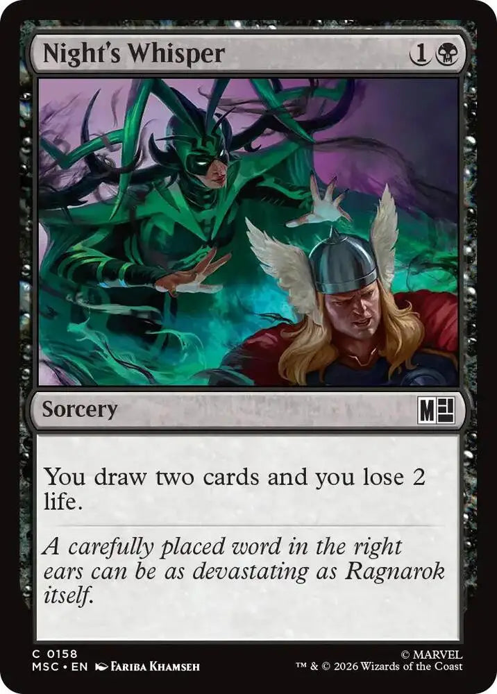 Night's Whisper (158) [Marvel Super Heroes Commander]