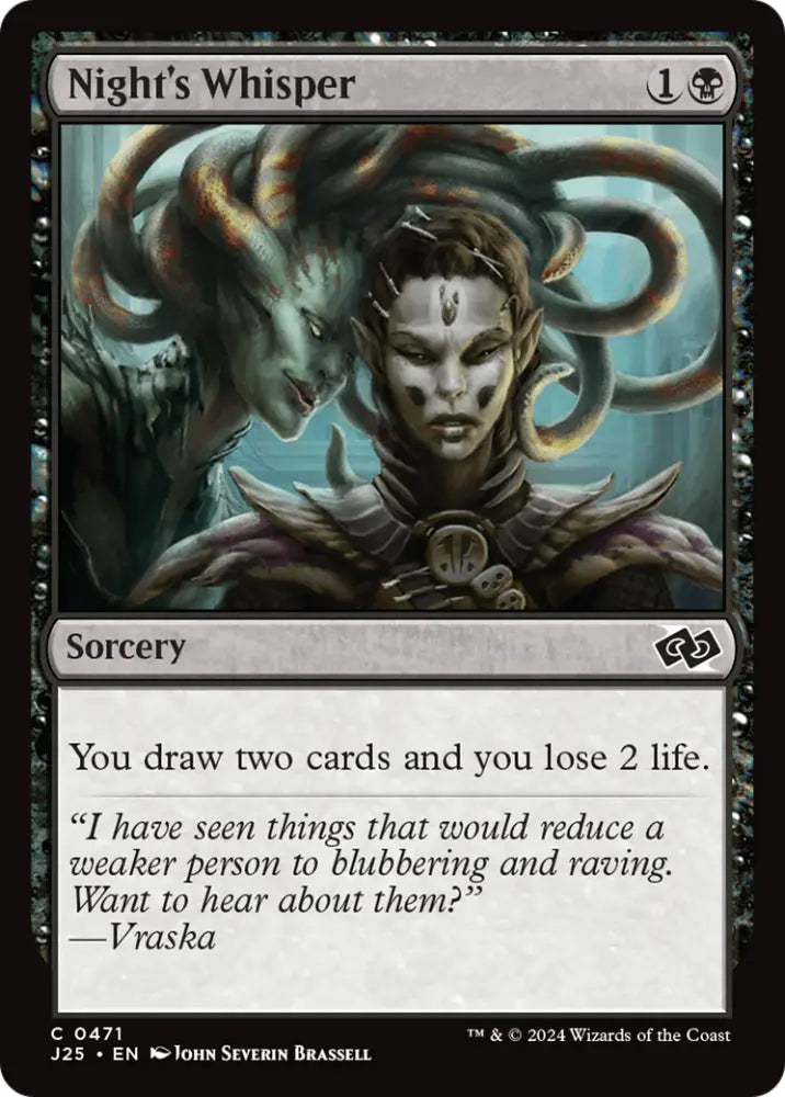 Night’s Whisper [Foundations Jumpstart] - MTG Single
