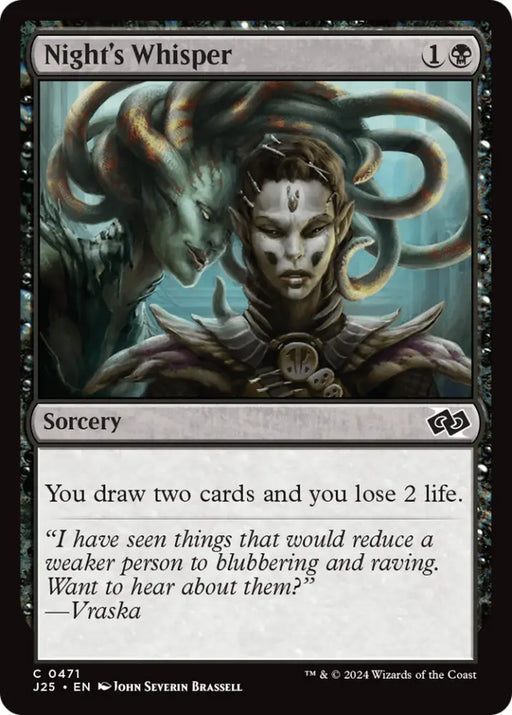 Night’s Whisper [Foundations Jumpstart] - MTG Single